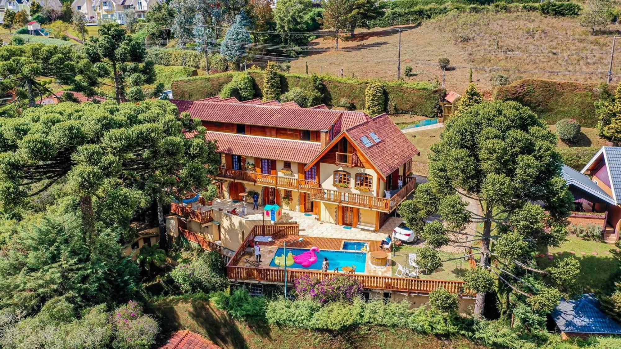 Campos do Jordão Mansao Austriaca Guesthouse מראה חיצוני תמונה
